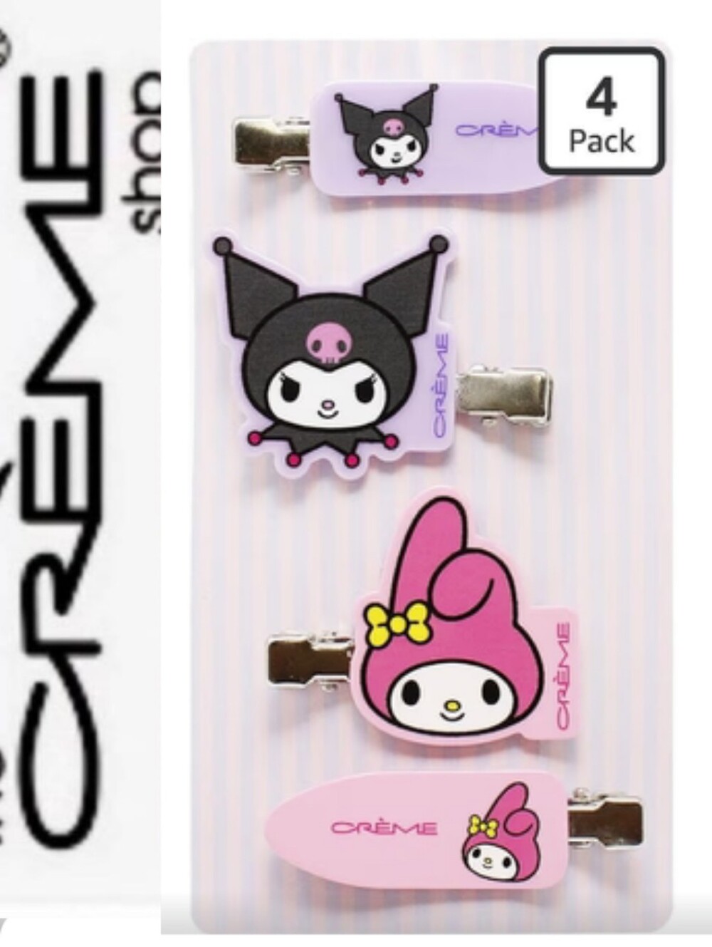 The Creme Shop X My Melody & Kuromi Crease Free Hair Clips